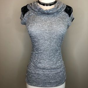 IZ Byer | Knit Top Sweater Cowl Neck Tunic